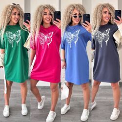 Жіноча туніка з накатом в стилі oversize