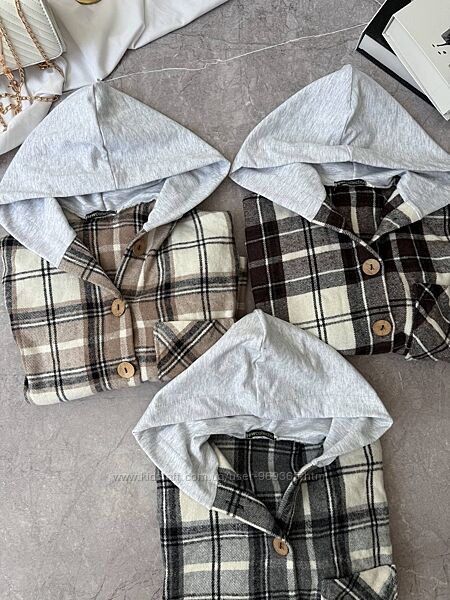 Кашемірова сорочка з капюшоном 