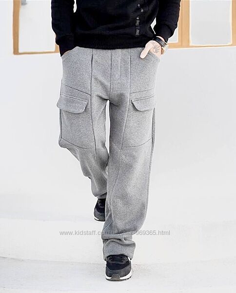 Чоловічі штани, тринитка на флісі. Розмір від 46 до 56