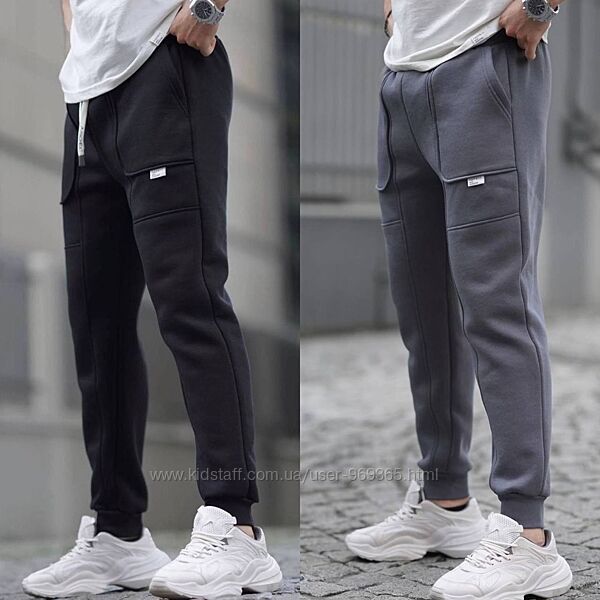 Чоловічі штани, тринитка на флісі. Розмір від 46 до 56