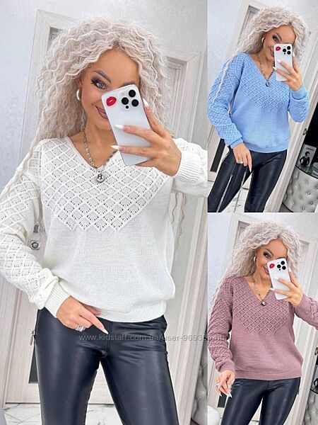 Тоненький жіночий светрик. Розмір універсальний 42-56