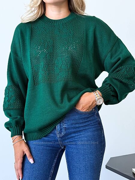 Жіночий вязаний светрик. Розмір універсальний 44-56