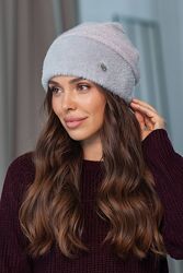 Шапка Сюзана з еко хутра альпака