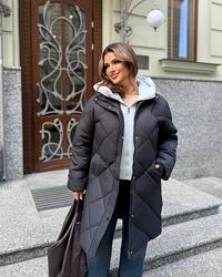 Тепла, зимова жіноча куртка. Розміри вiд 50 до 58