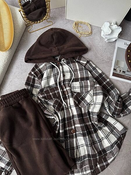 Жіночий комплект-двійка, штани та сорочка