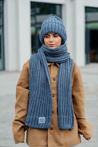 Комплект Уляна, шарф та шапка