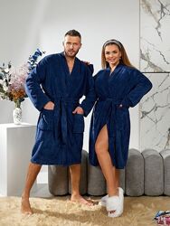 Халат унісекс, мікрофібра. Розміри від 42 до 56