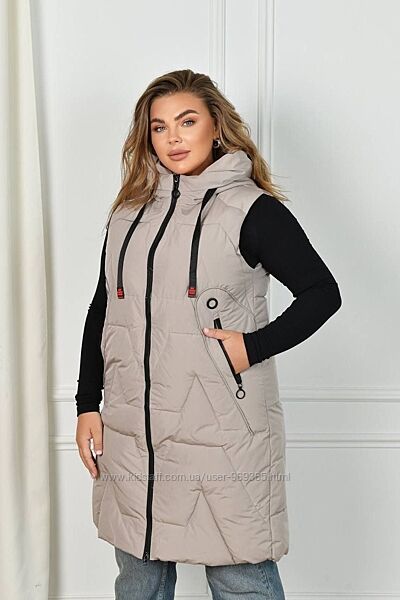 Жилетка жіноча. Розміри від 52 до 62