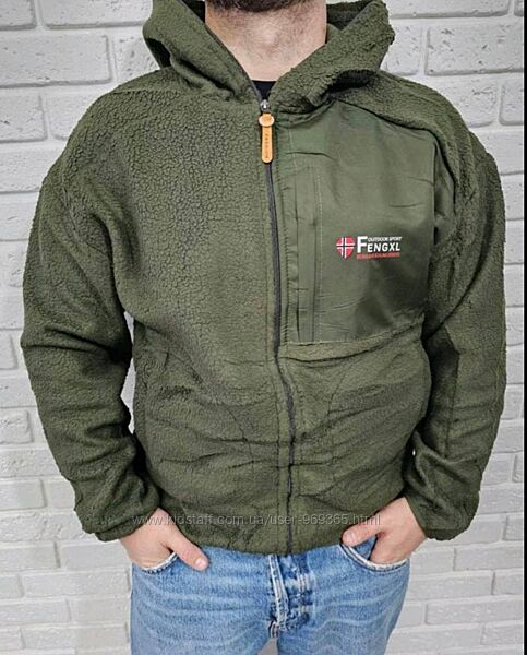 Чоловіча фліска, плотний барашек. Розміри вiд 48 до 56