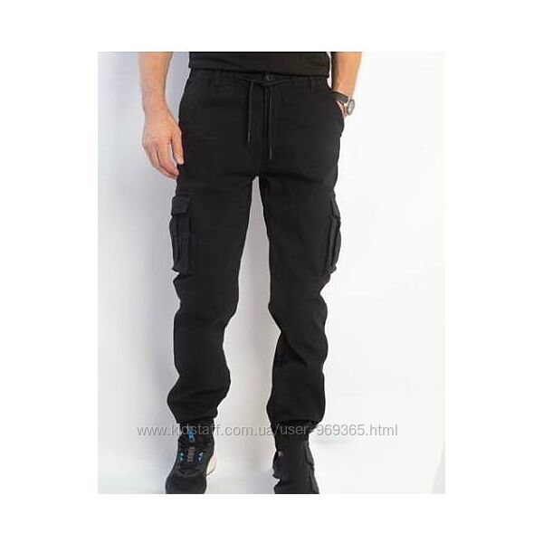 Чоловічі джинси Джогери на байці. Розміри вiд 46 до 56