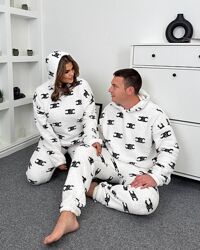 Піжама унісекс, пухнаста махра. Розміри вiд 46 до 56