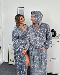 Халат унісекс, плюшик. Розміри вiд 42 до 56