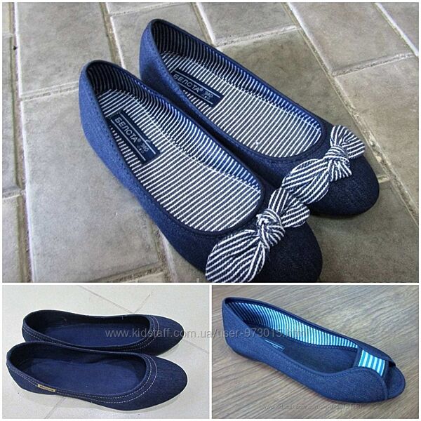 Джинсовые балетки мокасины Белста. Распродажа 36р.