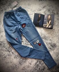 Джеггінси Calzedonia модель скінні з аплікаціями