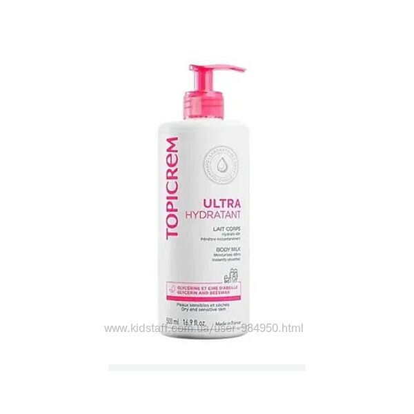 Topicrem Ultra Hydratante Ультра-зволожуюче молочко для тіла 500 мл