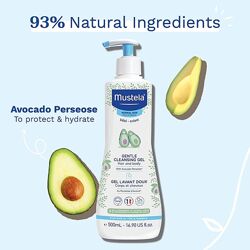 MUSTELA Bebe  книжний очищуючий гель для миття для новонароджених 500 мл