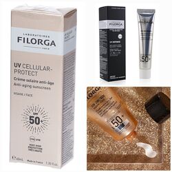 Filorga UV-Defence Sun Care SPF 50 UVB/UVA сонцезахисний крем 2 види