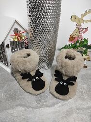 Теплі домашні тапочки для дітей і дорослих