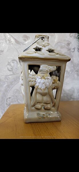 Новорічний декор, підсвічник у вигляді фонаря