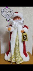Новорічний декор Санта, Святий Миколай висота 40 см