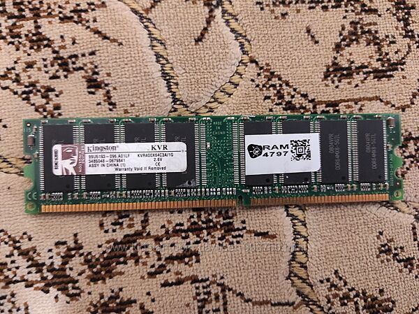 Оперативная память для ПК DDR 1GB PC3200 400 МГц CL3