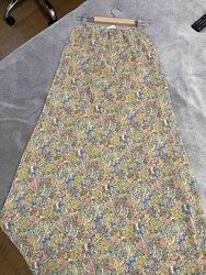 Шифонова міді спідниця