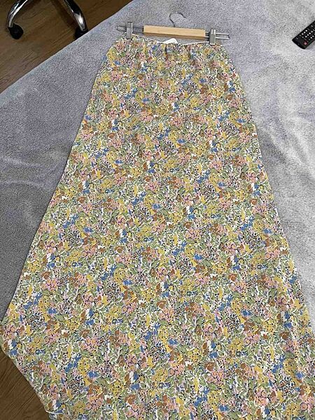 Шифонова міді спідниця