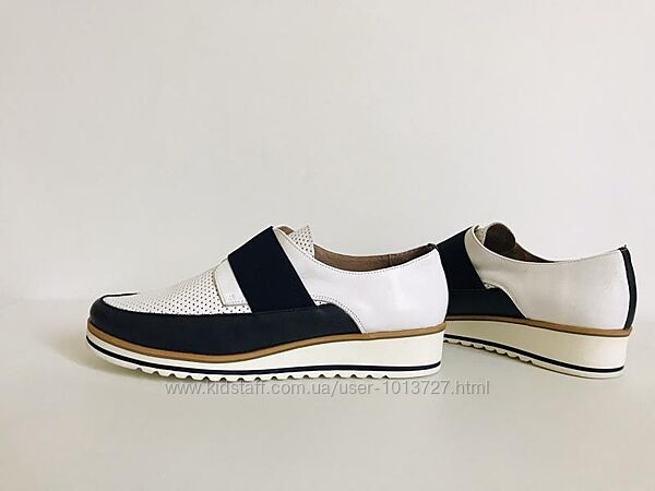 Комфортні туфлі heine Німеччина 40/26 шкіра