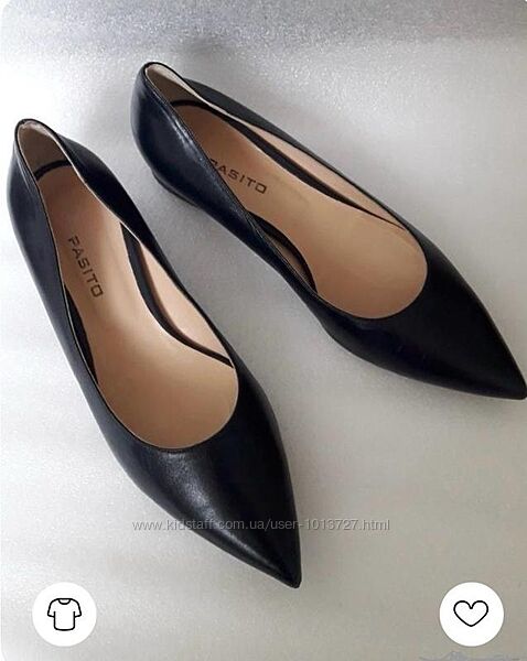 Шкіряні туфлі Vero Cuoio Pasito 40/25.5-26