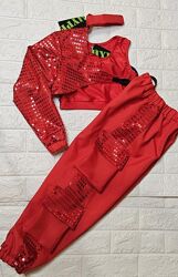 Дитячий танцювальний костюм джаз-фанк, денсхол, хіп-хоп, jazz розмір 134