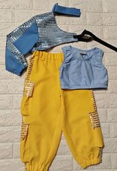 Дитячий танцювальний костюм hip-hop,  джаз-фанк,  хіп-хоп розмір 104,110