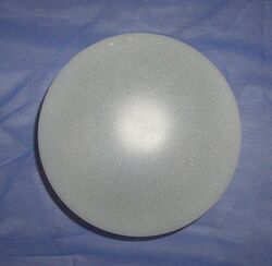 Скляний узорний плафон для бра, люстри, торшера