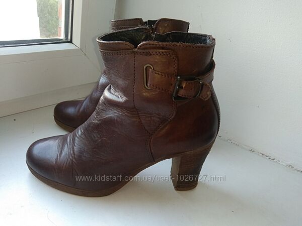 Кожаные ботинки деми 36р.