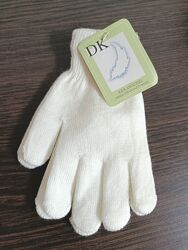 Белые перчатки 8-10 лет