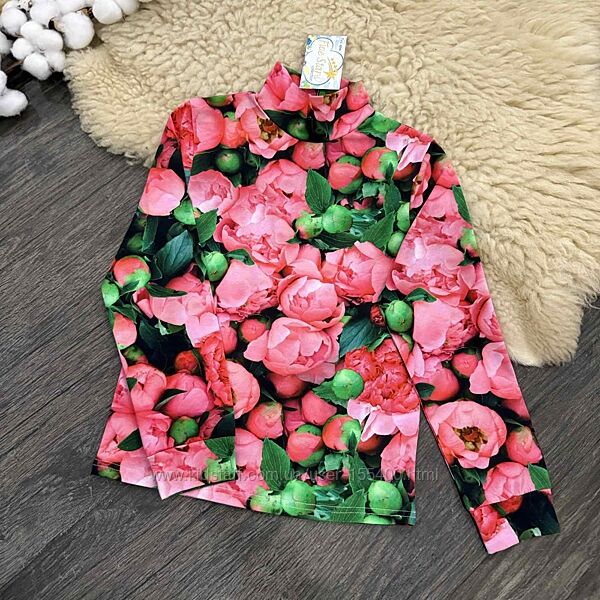 Дитяча водолазка  гольф піони Five Stars 146р-164р