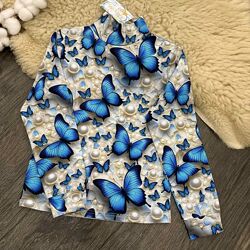 Дитяча водолазка  гольф метелики в перлах Five Stars 98р-128р і 140р