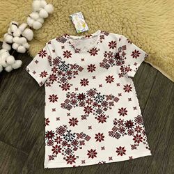 Дитяча футболка з візерунком вишиванка five stars 146р-164р