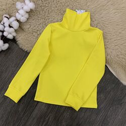 Водолазка  гольф рібана лимонна five stars 146р-164р