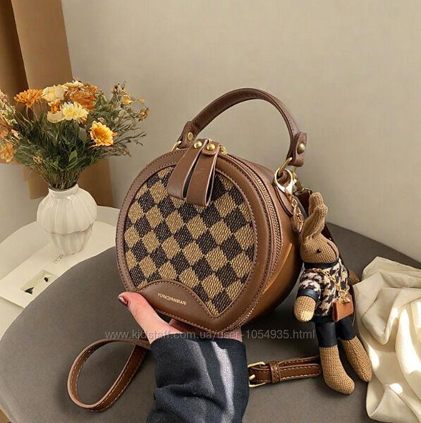 Кругла сумка з зайчиком Новинка