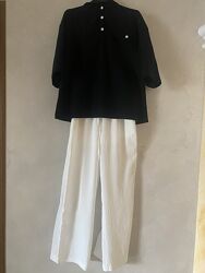 Жіночі літні штани XS, бавовняна літня блуза з капішоном S