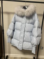 Зимовий жіночий пуховик М-L-XL