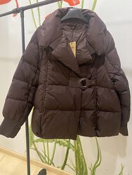 Зимова жіноча куртка пуховик M-L