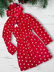 Плюшевий теплий халат з капюшоном для дівчинки Disney, Pepco, 11-12 р.