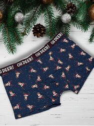 Чоловічі новорічні, різдвяні труси боксери Pepco.