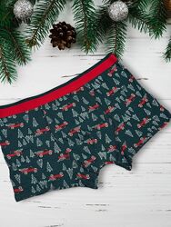 Чоловічі новорічні, різдвяні труси боксери Pepco.