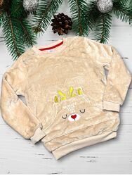 Плюшева, флісова тепленька кофта реглан Pepco, 6-7 р.