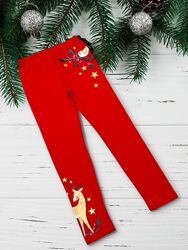 Дітячи трикотажні теплі лосини на байці бавовняні, Pepco, 128, 134