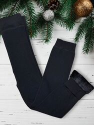 Утеплені лосини на хутрі, теплі зимові плюшеви легенси, Primark.