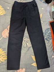 Брюки/ тонкі джинси темно сині