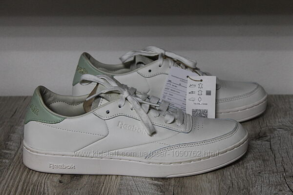 Шкіряні кросівки, снікерси reebok club c clean 39 розмір
